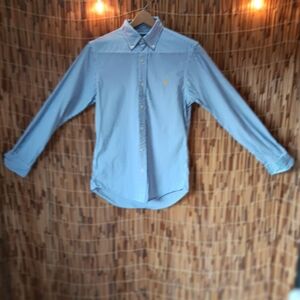 Ralph Lauren Light Blue Striped Shirt